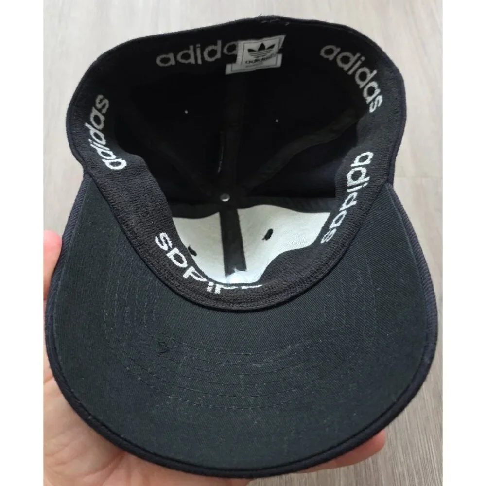 Adidas Originals‎ Trefoil Black A Flex Fitted Hat Cap L XL Unisex